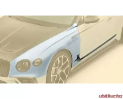 Mansory Front Fenders w/Stripe For OEM Side Skirts Bentley Continental GT | GTC 2018 - 3S3 131 022