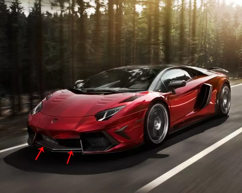 Mansory Carbon Front Splitter Cover Lamborghini Aventador 12-14 - 470 102 851