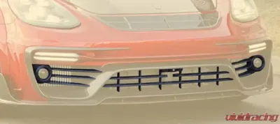 Mansory Set of Front Carbon Grill Exposed w/ Distronic Radar Porsche 971 Panamera 17-18 - 97X 4W0 101
