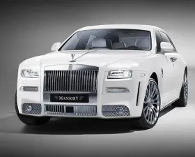 Mansory Front Bumper II w/Slats | Air Outlet | Led Lights Rolls Royce Ghost 14-15