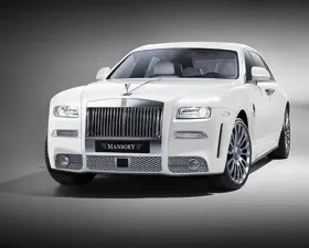 Mansory Front Bumper II w/Middle Grille | Air Outlet | Led Lights Rolls Royce Ghost 14-15