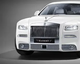 Mansory Front Bumper II w/Middle Grille | Led Lights Rolls Royce Ghost 14-15