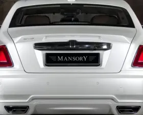 Mansory Rear Spoiler Carbon Fiber Rolls Royce Ghost 14-15