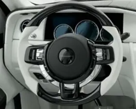 Mansory Sport Steering Wheel Leather | Carbon Rolls Royce Cullinan 2019+