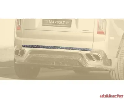 Mansory Rear Bumper Protective Bar Rolls Royce Cullinan 2019+ - RRC 802 714
