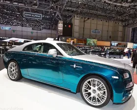 Mansory Carbon Fiber Side Skirts with Lip Rolls Royce Wraith