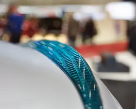 Mansory Carbon Fiber Rear Spoiler with Logo Rolls Royce Wraith