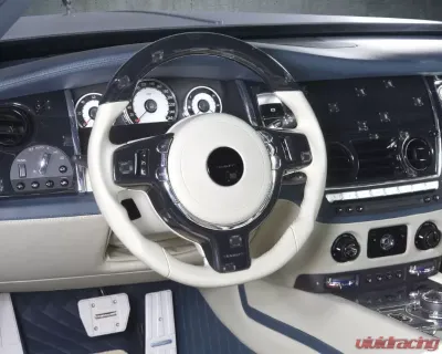 Mansory Sport Steering Wheel Leather | Leather with Logo Rolls Royce Wraith - RRW 351 444
