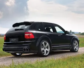 Mansory Carbon Fiber Cover For Rear Diffuser Porsche Cayenne 03-07