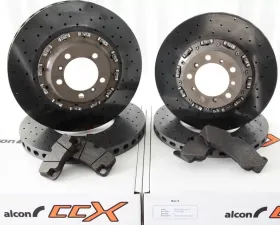 Alcon OE Replacement Carbon Ceramic Rotors & Pads Porsche 997 Turbo w/PCCB 07-12