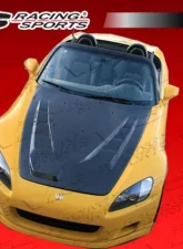 VIS Racing Carbon Fiber Techno R Hood Honda S2000 2000-2009                                     - 00HDS2K2DTNR-010C - Image 2