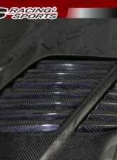 VIS Racing Carbon Fiber GTR Style Hood BMW 318d E46 4dr | 320d E46 4dr | 325i E46 4dr 2002-2005                                     - 02BME464DGTR-010C - Image 3