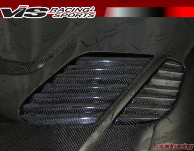 VIS Racing Carbon Fiber GTR Style Hood BMW 318d E46 4dr | 320d E46 4dr | 325i E46 4dr 2002-2005 - 02BME464DGTR-010C