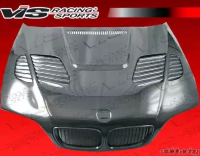VIS Racing Carbon Fiber GTR Style Hood BMW 318d E46 4dr | 320d E46 4dr | 325i E46 4dr 2002-2005 - 02BME464DGTR-010C