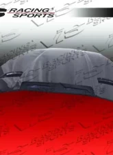 VIS Racing Carbon Fiber Hood OEM Chevrolet Corvette 2005-2008                                     - 05CHCOR2DPEN-010C - Image 3