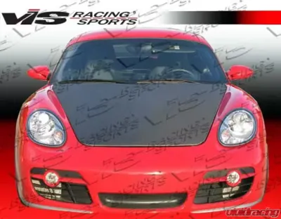 VIS Racing Carbon Fiber OEM Hood Porsche Boxster 2005-2008 - 05PSBOX2DOE-010C