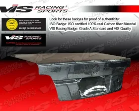 VIS Racing Carbon Fiber OEM Trunk Lid BMW 316i E90 4dr | 318i E90 4dr | 320i E90 4dr 2005-2008