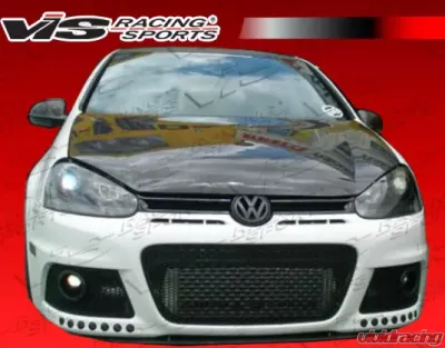 VIS Racing Boser Style Black Carbon Fiber Hood Volkswagen Golf MK5 2006-2009 - 06VWGOF2DBOS-010C