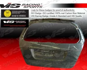 VIS Racing Carbon Fiber OEM Trunk Lid Honda Fit 2007-2008