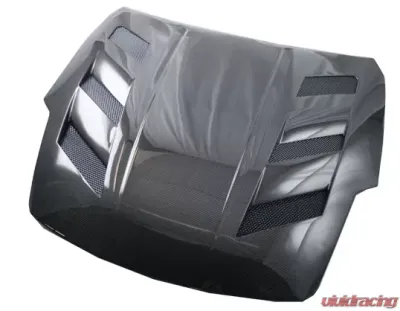 VIS Racing AMS Style Black Carbon Fiber Hood Nissan 350Z 2007-2008 - 07NS3502DAMS-010C