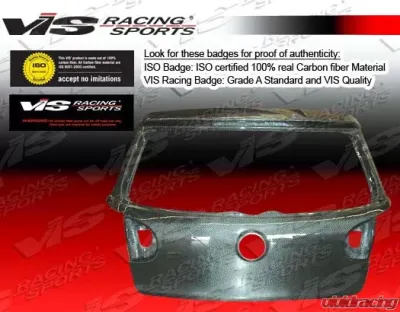 VIS Racing Carbon Fiber OEM Hatch Trunk Lid Volkswagen Golf V 2007-2008 - 06VWGOF2DOE-020C