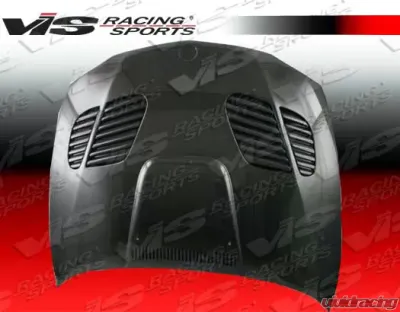 VIS Racing Carbon Fiber GTR Style Hood BMW 1 Series 2008-2011 - 08BME822DGTR-010C