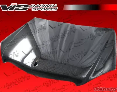 VIS Racing OEM Style Black Carbon Fiber Hood Mercedes C-Class W204 2008-2011 - 08MEW2044DOE-010C