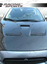 VIS Racing Carbon Fiber OEM Hood Mitsubishi EVO X 2008-2012                                     - 08MTEV104DOE-010C - Image 3