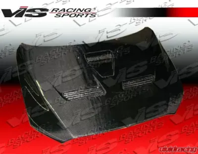 VIS Racing Carbon Fiber OEM Hood Mitsubishi EVO X 2008-2012 - 08MTEV104DOE-010C