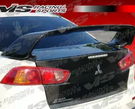 VIS Racing Carbon Fiber OEM Trunk Lid Mitsubishi EVO X 4dr 2008-2015