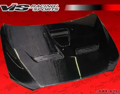 VIS Racing Carbon Fiber EVO 10 Hood Mitsubishi Lancer 2008-2012 - 08MTLAN4DEVX-010C