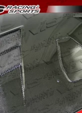 VIS Racing Carbon Fiber Terminator Hood Mitsubishi Lancer 2008-2012                                     - 08MTLAN4DTM-010C - Image 4