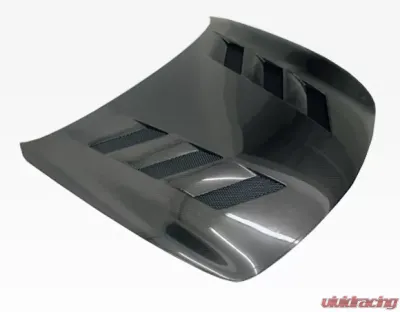 VIS Racing AMS Style Black Carbon Fiber Hood Infiniti G37 2009-2013 - 09ING374DAMS-010C
