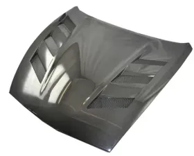 VIS Racing AMS Style Black Carbon Fiber Hood Nissan 370Z 2009-2016