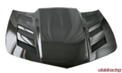 VIS Racing AMS Style Black Carbon Fiber Hood Chevrolet Camaro 2010-2015 - 10CHCAM2DAMS-010C