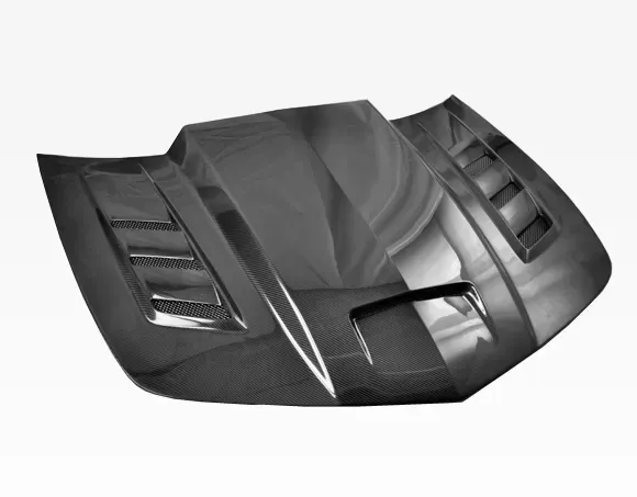 VIS Racing Terminator Style Black Carbon Fiber Hood Chevrolet Camaro 2010-2015 - 10CHCAM2DTM-010C