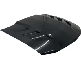 VIS Racing AMS Style Black Carbon Fiber Hood Ford Mustang 2010-2012