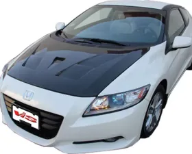 VIS Racing AMS Style Black Carbon Fiber Hood Honda CR-Z 2011-2016