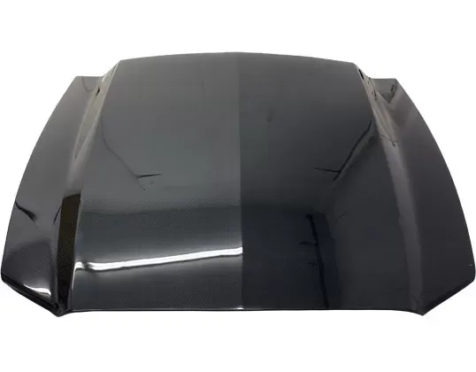 VIS Racing Cowl Induction Style Black Carbon Fiber Hood Ford Mustang 2013-2014 - 13FDMUS2DCI-010C