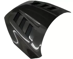 VIS Racing AMS Style Black Carbon Fiber Hood Ford Focus 2015-2018