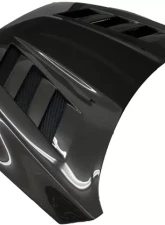 VIS Racing AMS Style Black Carbon Fiber Hood Ford Focus 2015-2018                                     - 15FDFOC2DAMS-010C - Image 3