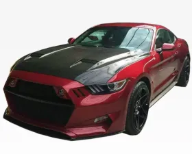 VIS Racing MK7 Style Black Carbon Fiber Hood Ford Mustang 2015-2022