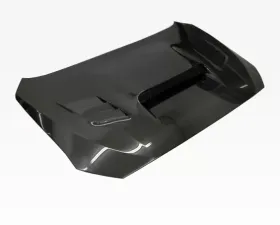 VIS Racing VRS Style Black Carbon Fiber Hood Subaru WRX 2015-2021