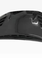 VIS Racing VS 2 Style Black Carbon Fiber Hood Subaru WRX | STI 2015-2021                                     - 15SBWRX4DVS2-010C - Image 5