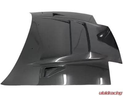 VIS Racing A Spec Style Black Carbon Fiber Hood Nissan 240SX 1989-1994 - 89NS2402DASC-010C