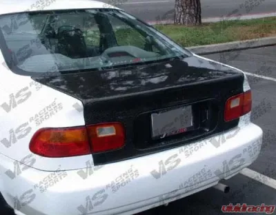 VIS Racing Carbon Fiber OEM Trunk Lid Honda Civic 1992-1995 - 92HDCVC2DOE-020C