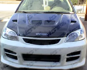 VIS Racing Carbon Fiber EVO Hood Honda Prelude 1992-1996