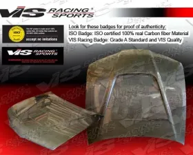 VIS Racing Carbon Fiber JS Hood Honda Prelude 1992-1996