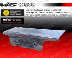 VIS Racing Carbon Fiber OEM Trunk Lid Ford Mustang 1994-1998