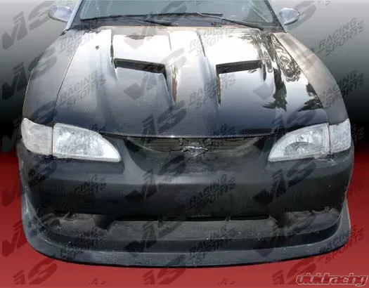 VIS Racing Carbon Fiber Stalker 2 Hood Ford Mustang 1994 VIS Racing Carbon Fiber Stalker 2 Hood Ford Mustang 1994